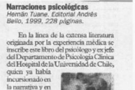 Narraciones psicológicas  [artículo].