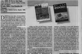 Año 2000, el error del siglo