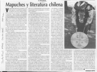 Mapuches y literatura chilena