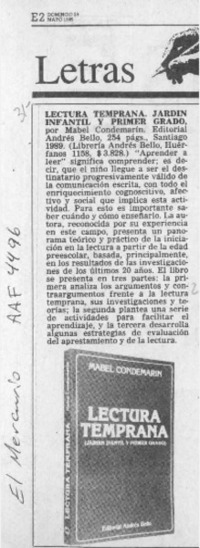 "Hija de la fortuna"  [artículo].