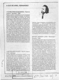 Lilia Beltrán Echeverría  [artículo] Ariel Fernaández.