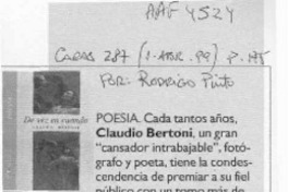 Poesía  [artículo] Rodrigo Pinto.