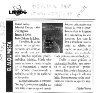 El alquimista  [artículo] Gloria Guerra.