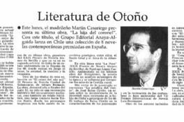 Literatura de otoño  [artículo].