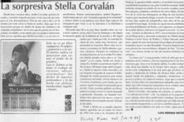 La sorpresiva Stella Corvalán  [artículo] Luis Merino Reyes.
