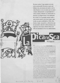 La picaresca chilena  [artículo] Pía Rajevic.
