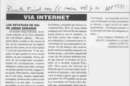 Las estatuas de sal de Jorge Edwards  [artículo] Javier Campos.