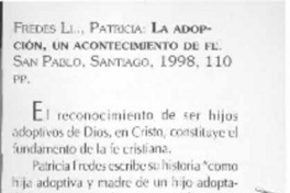 La adopción, un acontecimiento de fe  [artículo] Pablo Kramm.