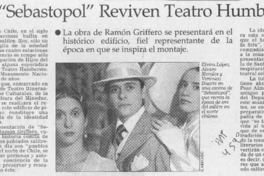 Con "Sebastopol" reviven teatro Humberstone  [artículo].