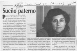 Sueño paterno  [artículo] Hernán Soto.