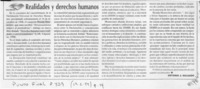 Realidades y derechos humanos  [artículo] Antonio J. Salgado.
