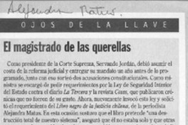 El Magistrado de las querellas  [artículo].