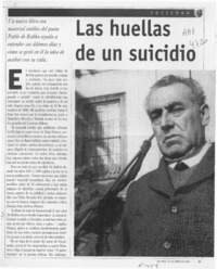 Las Huellas de un suicidio  [artículo].
