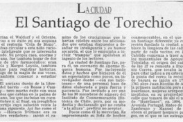 El Santiago de Torechio  [artículo] Miguel Laborde.