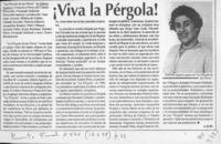 Viva la pérgola!  [artículo] L. A. M.