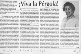 Viva la pérgola!  [artículo] L. A. M.