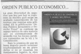 Orden público económico  [artículo].