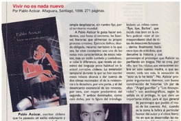 Vivir no es nada nuevo