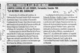 "La Ultima del cadalso"  [artículo].