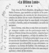 "La Ultima luna"  [artículo].