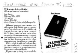 El libro rojo de la publicidad  [artículo] Juan Ignacio Oto.