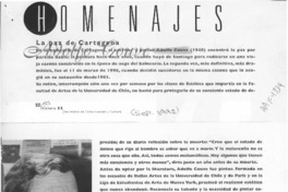 La Paz de Cartagena  [artículo].