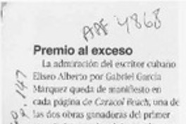 Premio al exceso