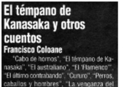 El Témpano de Kanasaka y otros cuentos