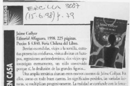 La bestia en casa  [artículo] Daniel Noemi.