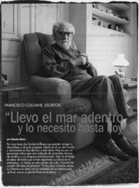 "Llevo el mar adentro y lo necesito hasta hoy"  [artículo] Claudia Alamo.