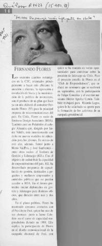Fernando Flores  [artículo].
