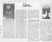 Libros --  [artículo] Fernando Quilodrán.