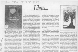 Libros --  [artículo] Fernando Quilodrán.