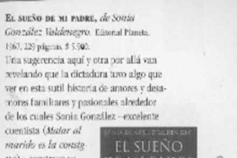El sueño de mi padre  [artículo] Graciela Romero.