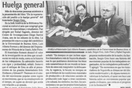 Huelga general  [artículo] Polibio.