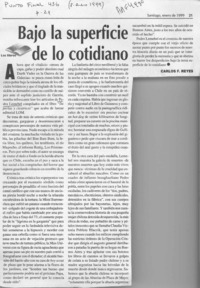 Bajo la superficie de lo cotidiano