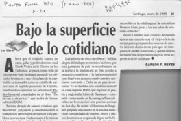 Bajo la superficie de lo cotidiano