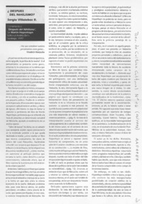 Después del nihilismo?  [artículo] Sergio Villalobos R.