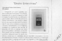 "Diseño estructural"  [artículo].