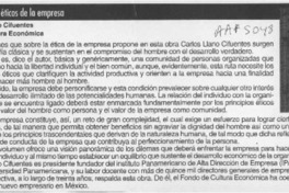 Dilemas éticos de la empresa  [artículo].