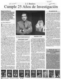 Cumple 25 años de investigación  [artículo] Daniel Trujillo Rivas.