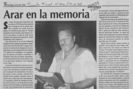Arar en la memoria