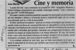 Cine y memoria  [artículo] S.