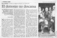 El demonio no descansa  [artículo] Marcela de Pablo.