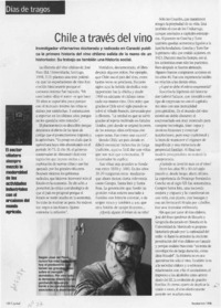 Chile a través del vino  [artículo].