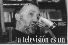 "La televisión es un medio corrupto"  [artículo] Milena Skoknic L.