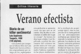 Verano efectista  [artículo] José Promis.