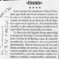 "Einstein"  [artículo].