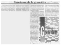 Enseñanza de la grammatica