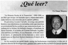 Qué leer?